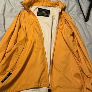 COPY - Loro Piana orange wind breaker size XL